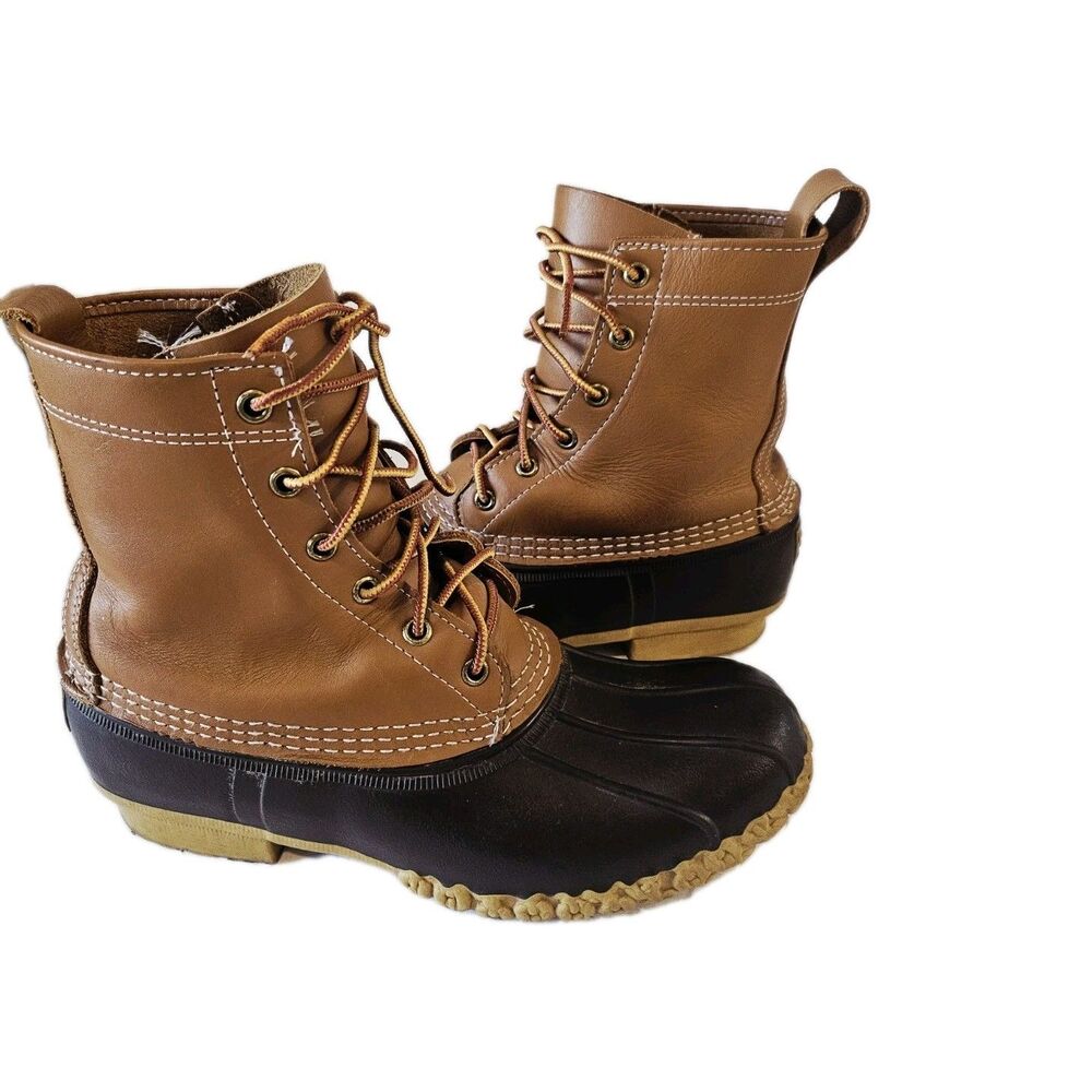 L.L. Bean Women's Boots Size 8 Brown Waterproof - Picture 6 of 8